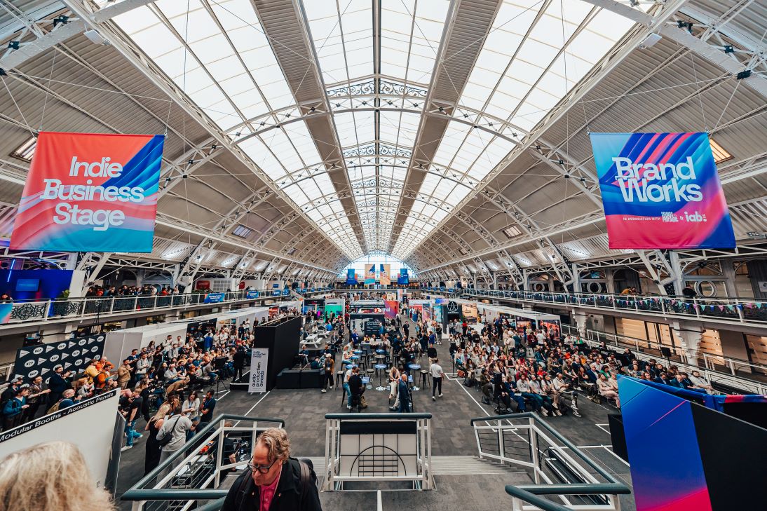 Exhibition floor at The Podcast Show